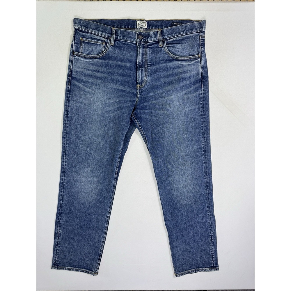 Faherty Jeans Men's 38x30 (40x30) Feel Good Special Weave Organic Cotton Stretch